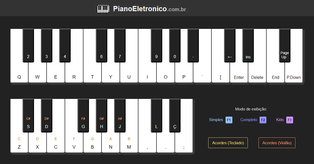 Piano Eletr nico Web
