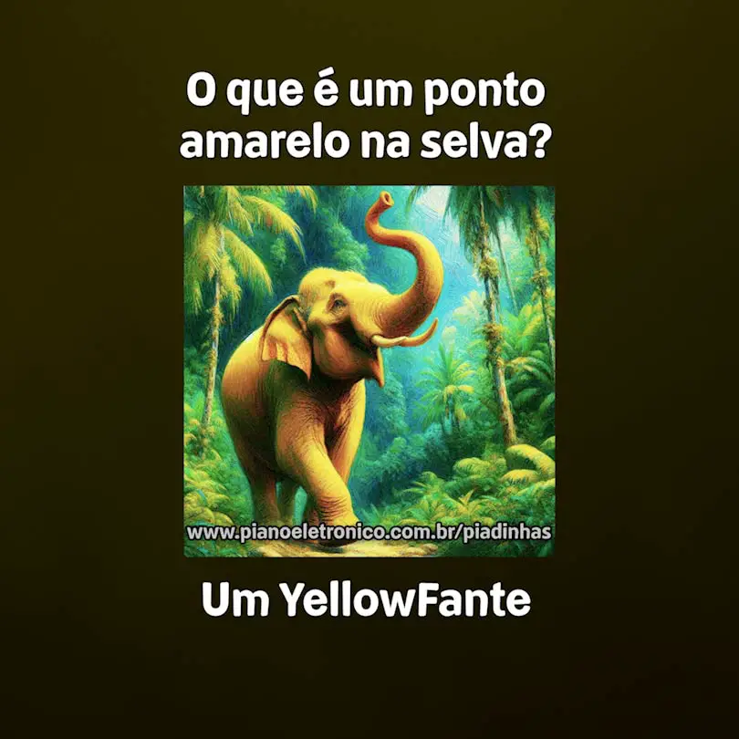O que é um ponto amarelo na selva?

Um YellowFante