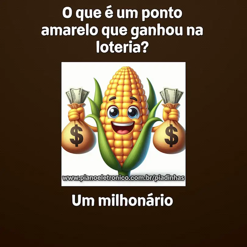 O que é um ponto amarelo que ganhou na loteria?

Um milhonário