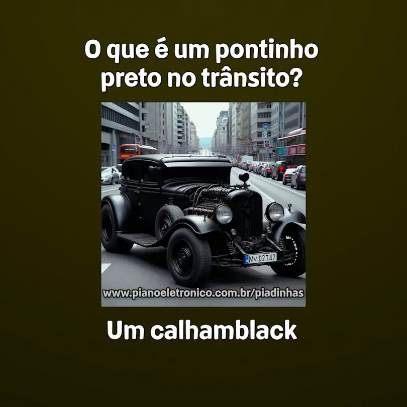 O que é um pontinho preto no trânsito?

Um calhamblack