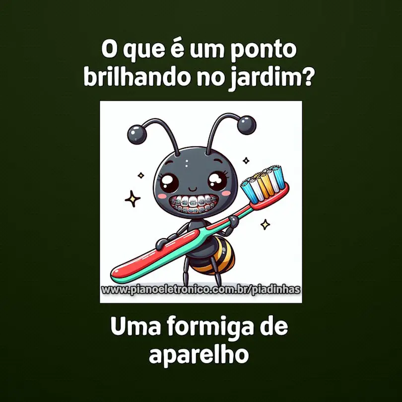 O que é um ponto brilhando no jardim?

Uma formiga de aparelho