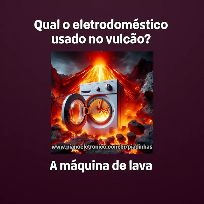 Qual o eletrodoméstico usado no vulcão?

A máquina de lava