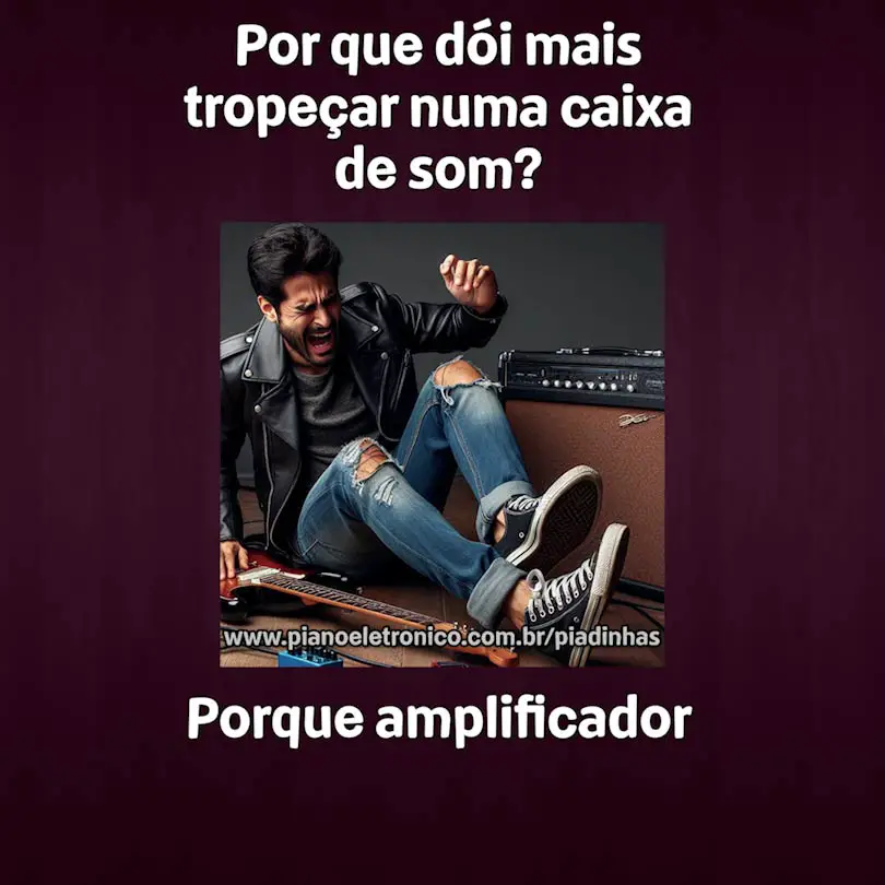 Por que dói mais tropeçar numa caixa de som?

Porque amplificador