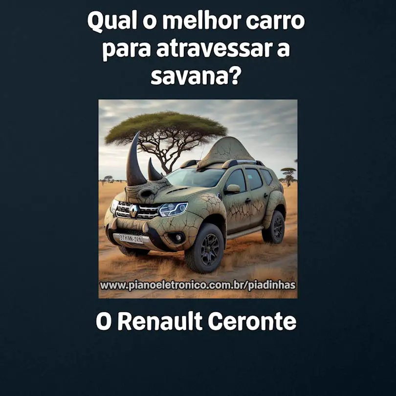 Qual o melhor carro para atravessar a savana?

O Renault Ceronte