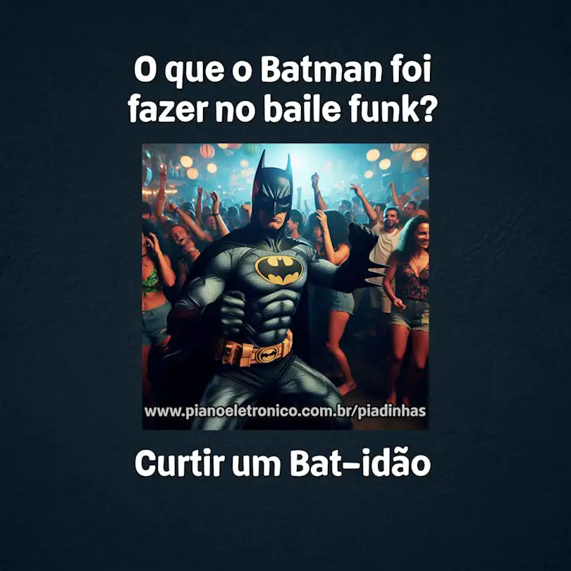 O que o Batman foi fazer no baile funk?

Curtir um Bat-idão